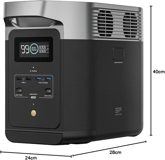 EcoFlow DELTA 2 batterie solaire portable pour chalet suisse autonomie